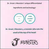 Dr.Groot J-Monsters Scalp Purifying Shampoo - Rosy Musk (385ml)