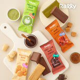 Rally Protein Bar – 4 Flavors (Chocolate Chunk / Cacao Caramel / Injeolmi / Green Tea Latte)