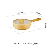 18cm wok+lid
