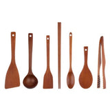 NICOTT Wood cooking utensils 7type full set