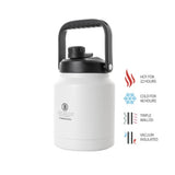 BROOKLYNWORKS Portable Insulated  water jug cold tumbler 2.5L