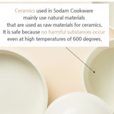 MODORI Sodam Cookware 3type combo + 22cm stew pot Lid