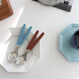 KAMOME Kids spoon fork comobo 1 person set