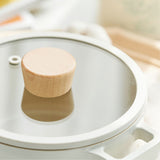 NEOFLAM FIKA Silicone Rim Glass Lid Pot Frying Pan Lid