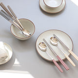 KAMOME Spoon and Chopsticks combo 4 Spoons + 4 Chopsticks