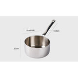 SAUTEN Mini Stainless Sauce Pan 12cm 14cm Induction ready