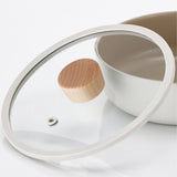 NEOFLAM FIKA Silicone Rim Glass Lid Pot Frying Pan Lid
