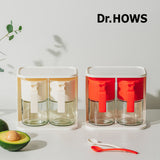 DR.Hows Glass Condiment Container 2p combo