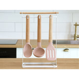 BRANDKR Silicone Cookware 4P A Set(Ladle + Tuner + Spoon + Tong)