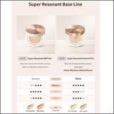 MISSHA Chogongjin BB Pact 15g 21N Vanilla, 23N Sand
