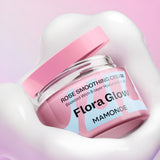 MAMONDEFlora Glow Rose Water Toner 500ml,Liquid Mask 80ml,Smoothing Ceam 50ml