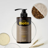 CKD Amino Biotin All-Powerful Shampoo 500ml,Scalp Scaling Shampoo 500ml, Brewer's Yeast Shampoo 500ml