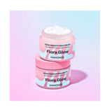 MAMONDEFlora Glow Rose Water Toner 500ml,Liquid Mask 80ml,Smoothing Ceam 50ml