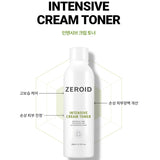 ZEROID Intensive Facial Cream Cleanser 180ml, Intensive Cream Toner 200ml