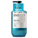 RYO Root:Gen Oil Balancing Shampoo 515ml,Aqua Peel Scalp Tonic 100ml