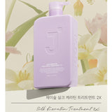 JSOOPSilk Keratin Shampoo 2X 1L,Treatment 2X 1L/200ml