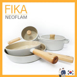 NEOFLAM FIKA Silicone Rim Glass Lid Pot Frying Pan Lid