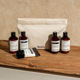 Nard 5 travel kits + 1 cotton pouch, 4 amenities set