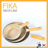 NEOFLAM FIKA Silicone Rim Glass Lid Pot Frying Pan Lid