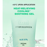 Bring Green Aloe 97% Soothing Gel 2-pack with Cooler
