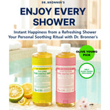 Dr. Bronner's Pure Castile Soap Acne Oil Control Cooling Deodorizing Body Wash
