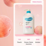 Derma:B Daily Body Wash Peach/Musk/Mandarin 1000ml