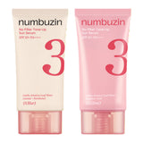 Numbersin No. 3 Ceramic Tone-Up Beige Foundation-Free Blur Glow Sun Cream 2-Pack
